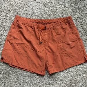 REI Trailmade Amphib Shorts Hiking Nylon Ripstop 5” Inseam Men’s Size XXL ORANGE